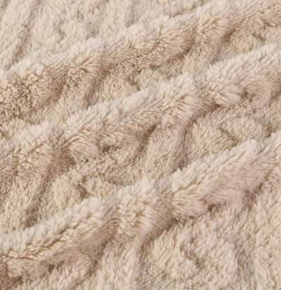 3D Jacquard  Push Sherpa Fabric