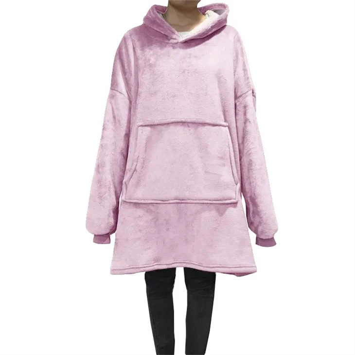 Customized Polar Fleece Hoodie Blanket