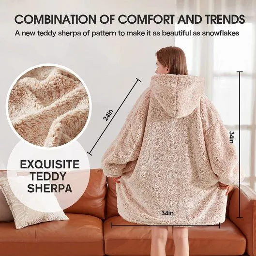 	Sherpa Wearable Blanket  Free Sample