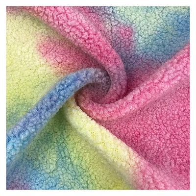 Тканина з флісу шерпа Tie Dye