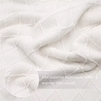 100%Acrylic Knitted Couch Throw Blanket