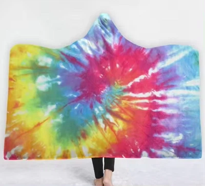Tie Dyed Hoodie Blanket