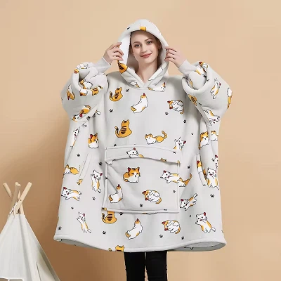 TV Blanket With Long Sleeves