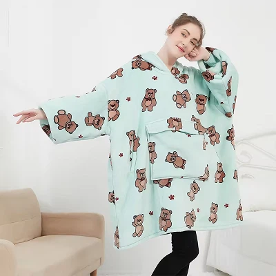 TV Blanket With Long Sleeves